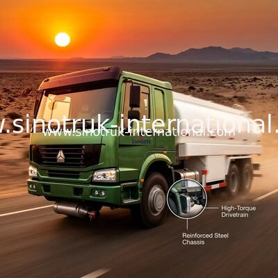 Camión cisterna de combustible SINOTRUK HOWO de 16-20CBM 6X4 LHD 290HP Euro2