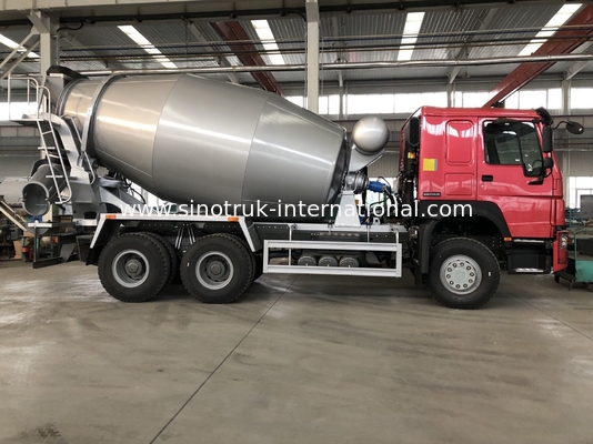 Camión 10 CBM del mezclador concreto de SINOTRUK HOWO para el transporte concreto