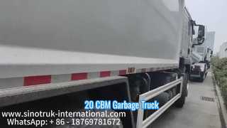 Camión de basura comprimido