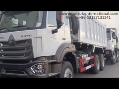 Sinotruk Nuevo camión de descarga de volquetas Hohan Weichai Motor 6 × 4 LHD 380HP