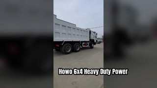 Poder resistente usado del camión volquete 371HP de Sinotruk Howo 6x4