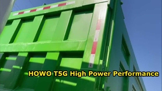Camión volquete HOWO T5G 340HP Potente rendimiento confiable