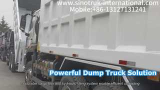 El camión volquete Sinotruk Howo impulsa sus proyectos