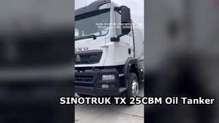 Transporte de alta eficiencia del camión cisterna de petróleo SINOTRUK TX 6X4